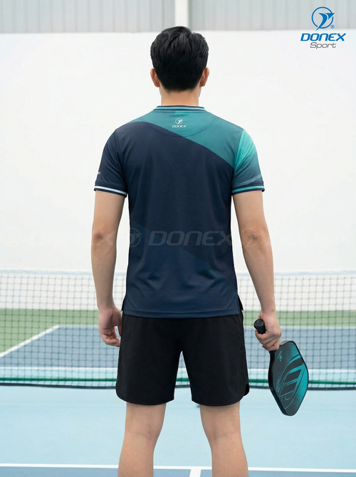 Áo thể thao nam MC-9164-12-01 Navy phối trắng